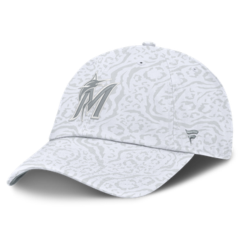 Women's Fanatics  White Miami Marlins Umbra Adjustable Hat