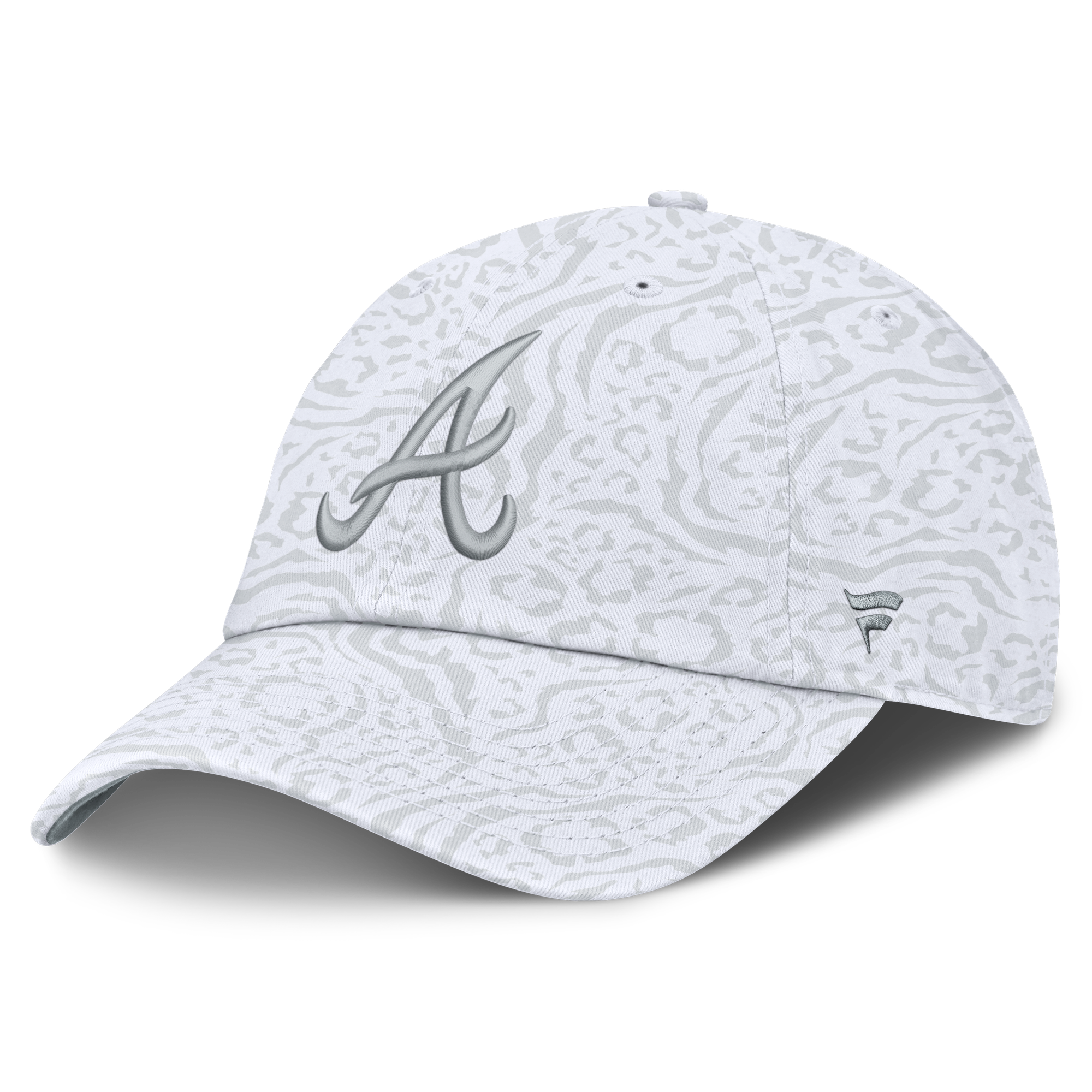Women's Fanatics  White Atlanta Braves Umbra Adjustable Hat