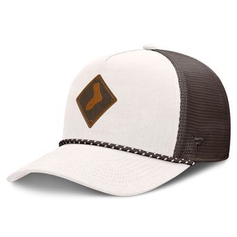 Men's Fanatics Cream/Brown Chicago White Sox Level Up Bronco Adjustable Trucker Hat