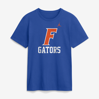 Men's Jordan Brand  Royal Florida Gators Primetime Logo Mantra T-Shirt