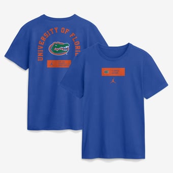 Men's Jordan Brand Royal Florida Gators Primetime Crew T-Shirt