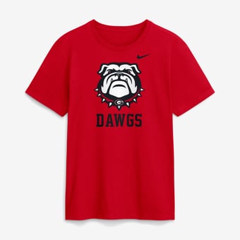 Men's Nike  Red Georgia Bulldogs Primetime Logo Mantra T-Shirt