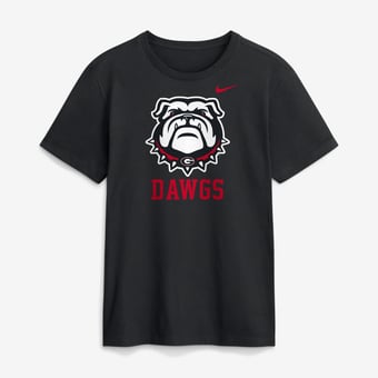 Men's Nike  Black Georgia Bulldogs Primetime Logo Mantra T-Shirt