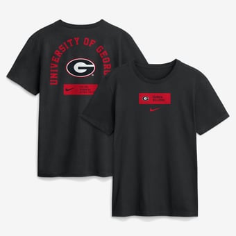 Men's Nike Black Georgia Bulldogs Primetime Crew T-Shirt