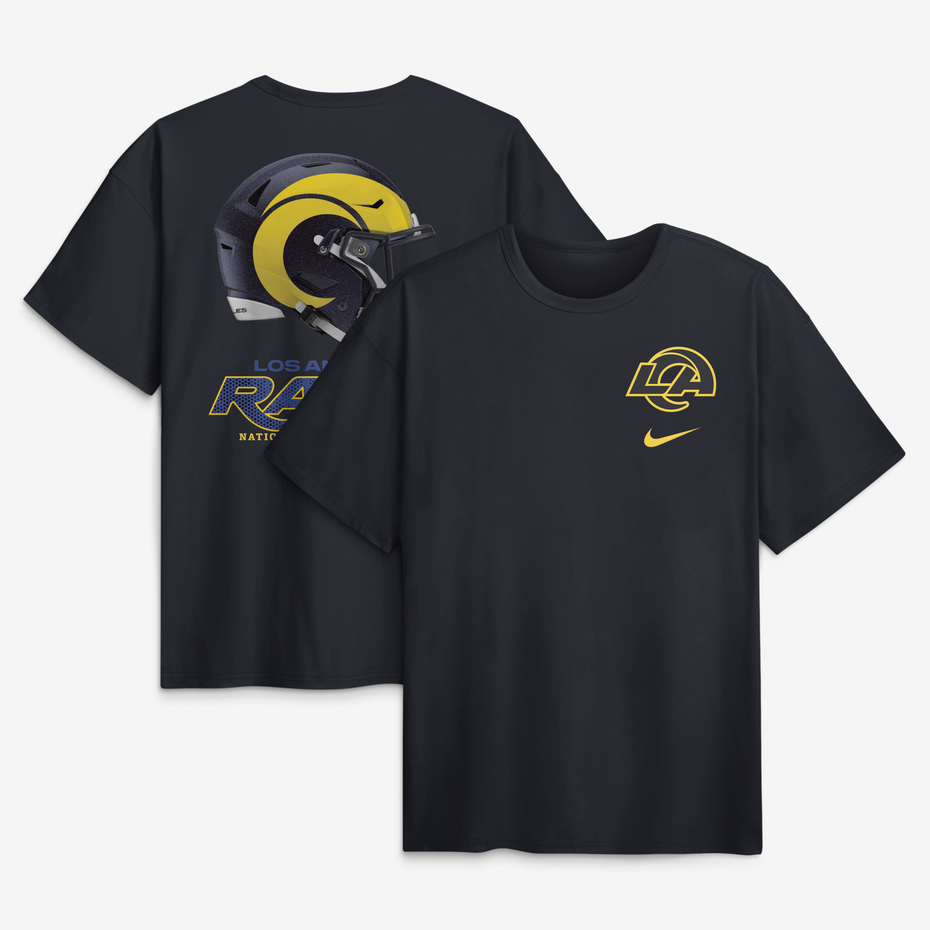 Men's Nike  Navy Los Angeles Rams Rivalries Collection Max90 T-Shirt