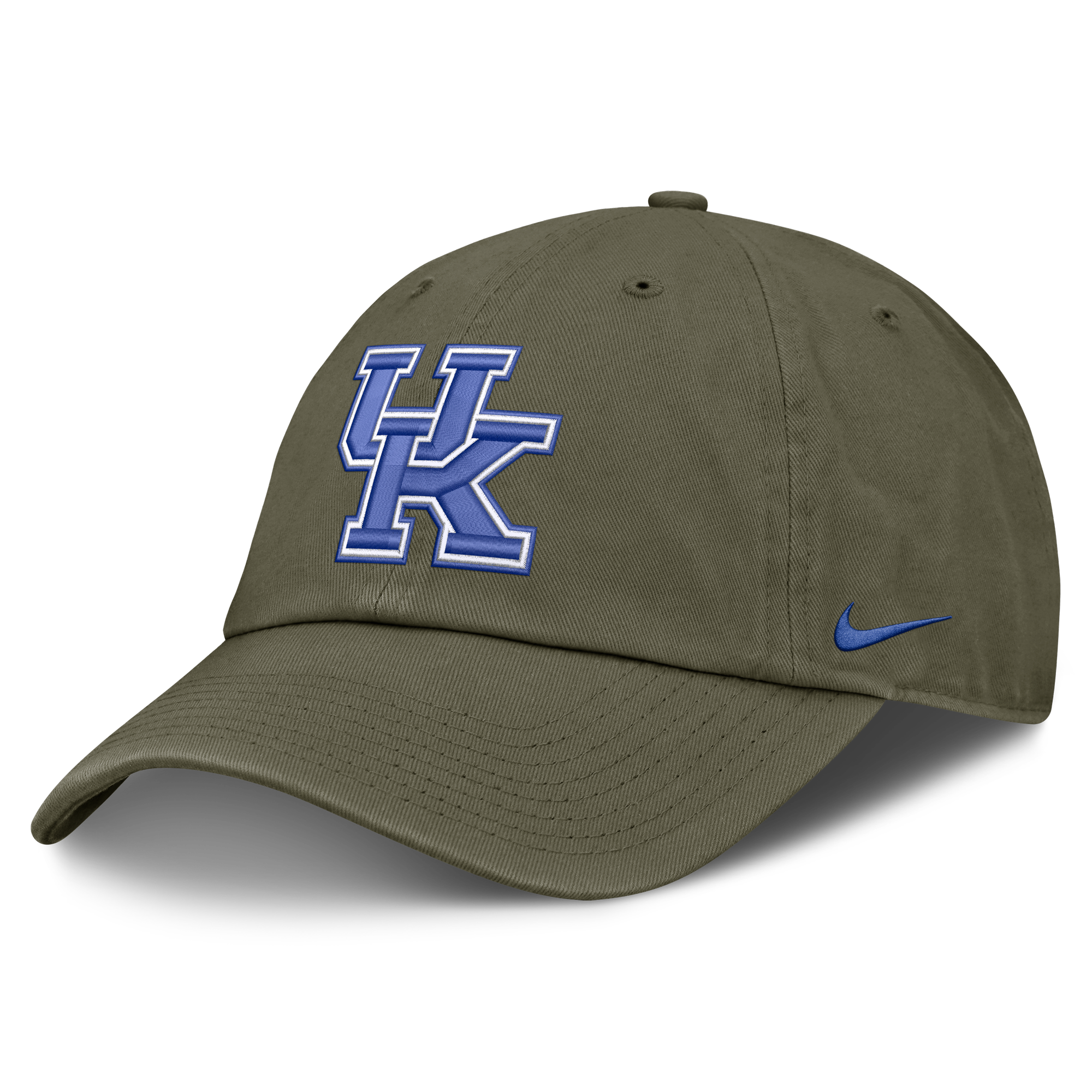 Unisex Nike Olive Kentucky Wildcats Primetime Club Adjustable Hat