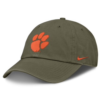 Unisex Nike  Olive Clemson Tigers Primetime Club Adjustable Hat