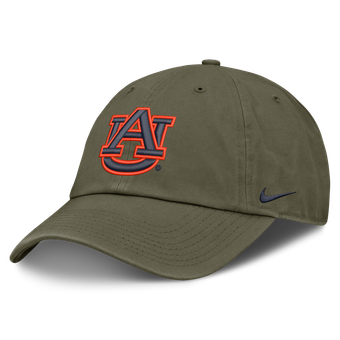Unisex Nike  Olive Auburn Tigers Primetime Club Adjustable Hat