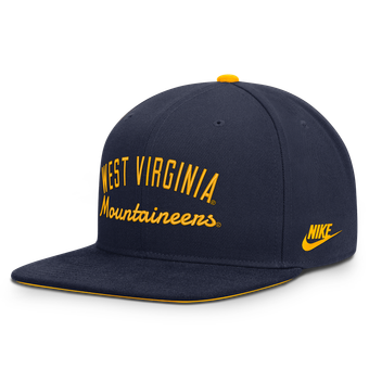 Men's Nike  Navy West Virginia Mountaineers Legacy Snapback Hat