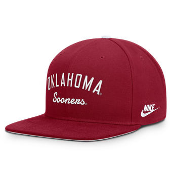 Men's Nike  Crimson Oklahoma Sooners Legacy Snapback Hat