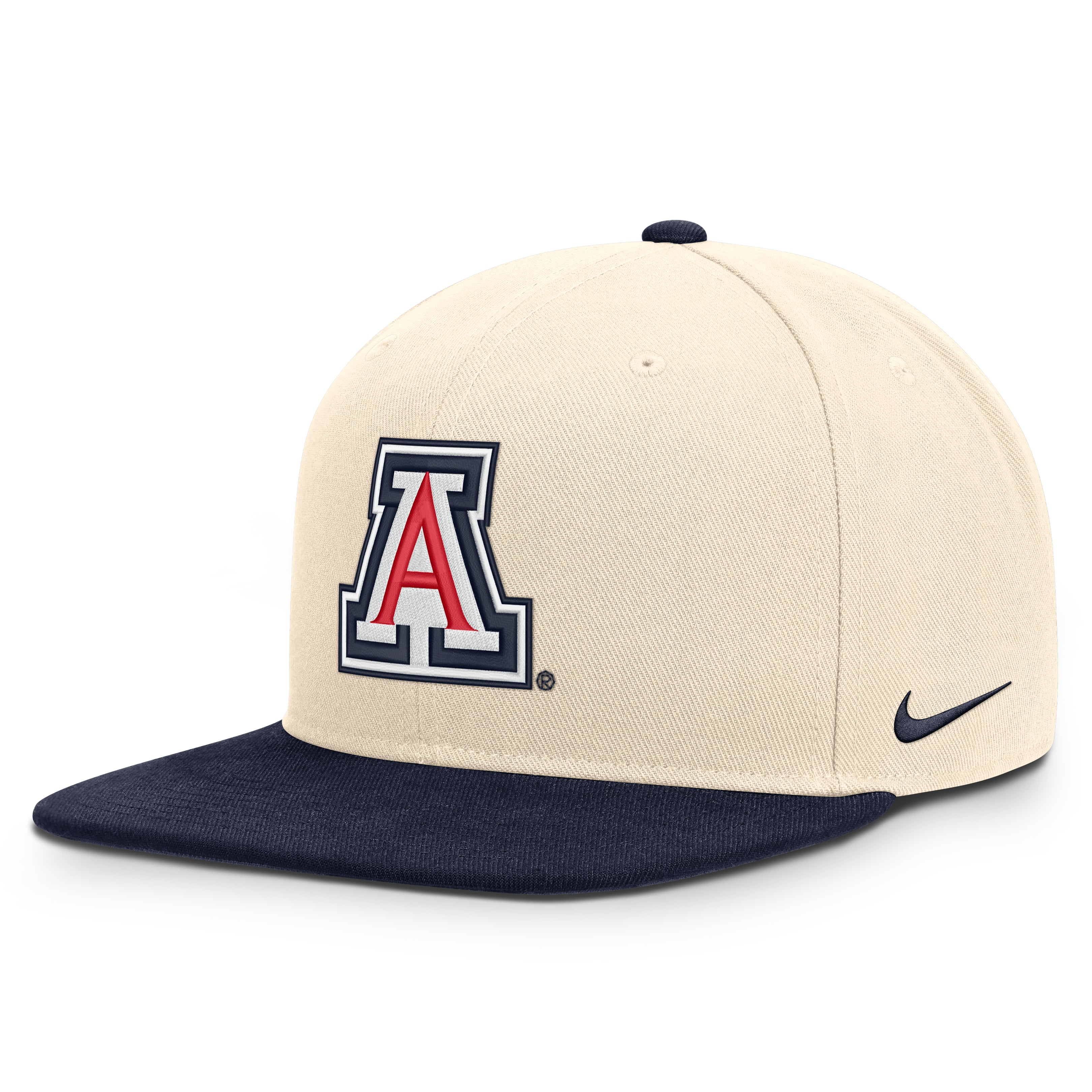 Unisex Nike  Natural/Navy Arizona Wildcats Campus Prep Snapback Hat