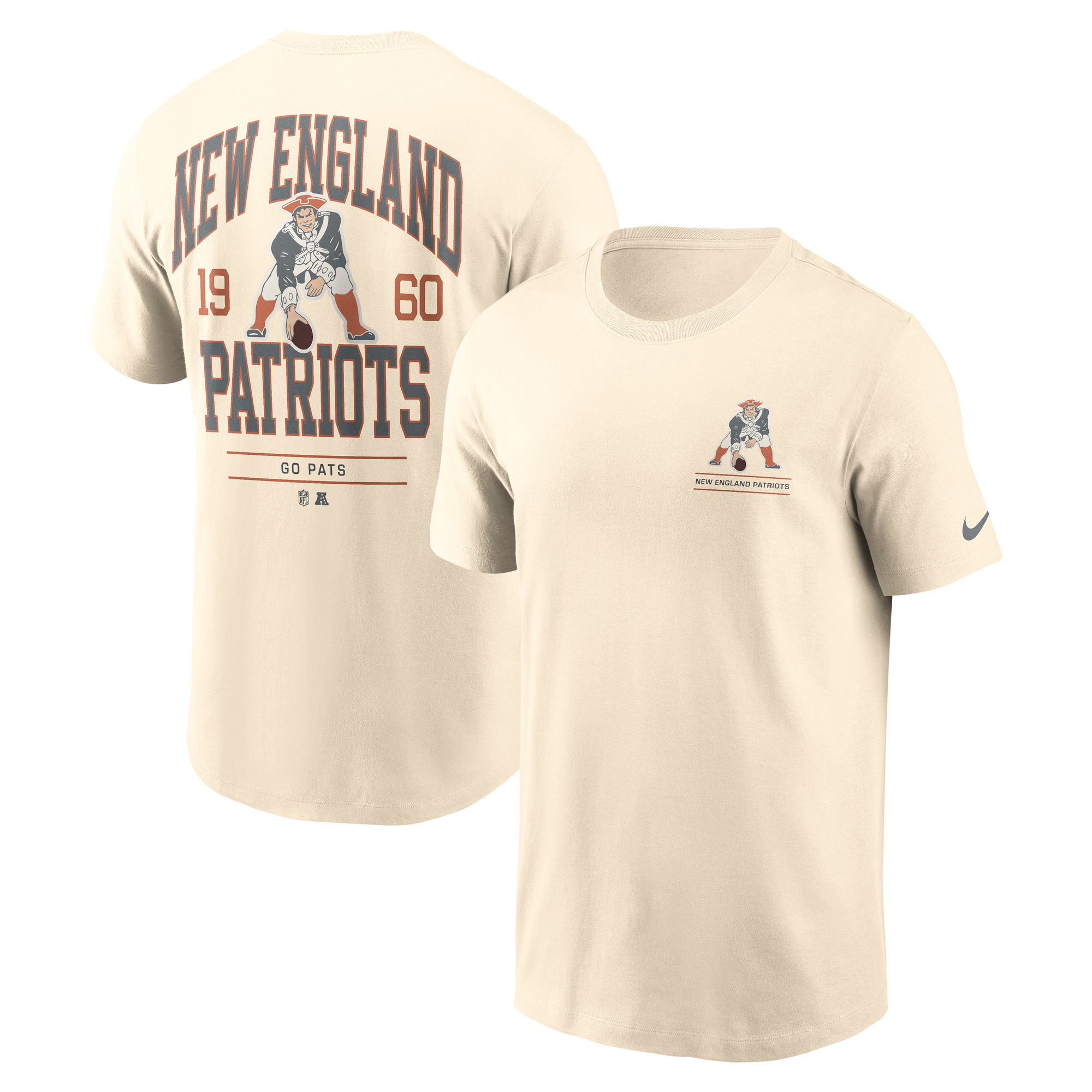 Men's Nike Natural New England Patriots Freestyle Essential T-Shirt