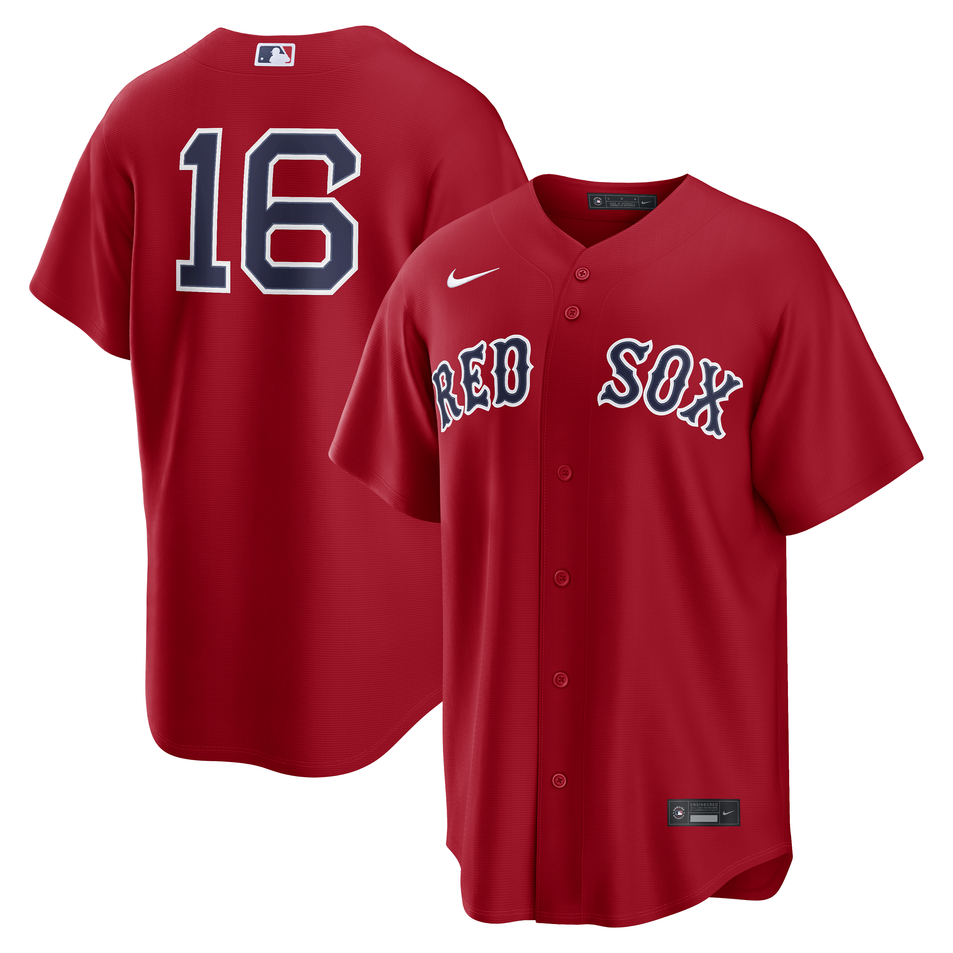 Men's Nike Jarren Duran Red Boston Red Sox Alternate Replica Jersey