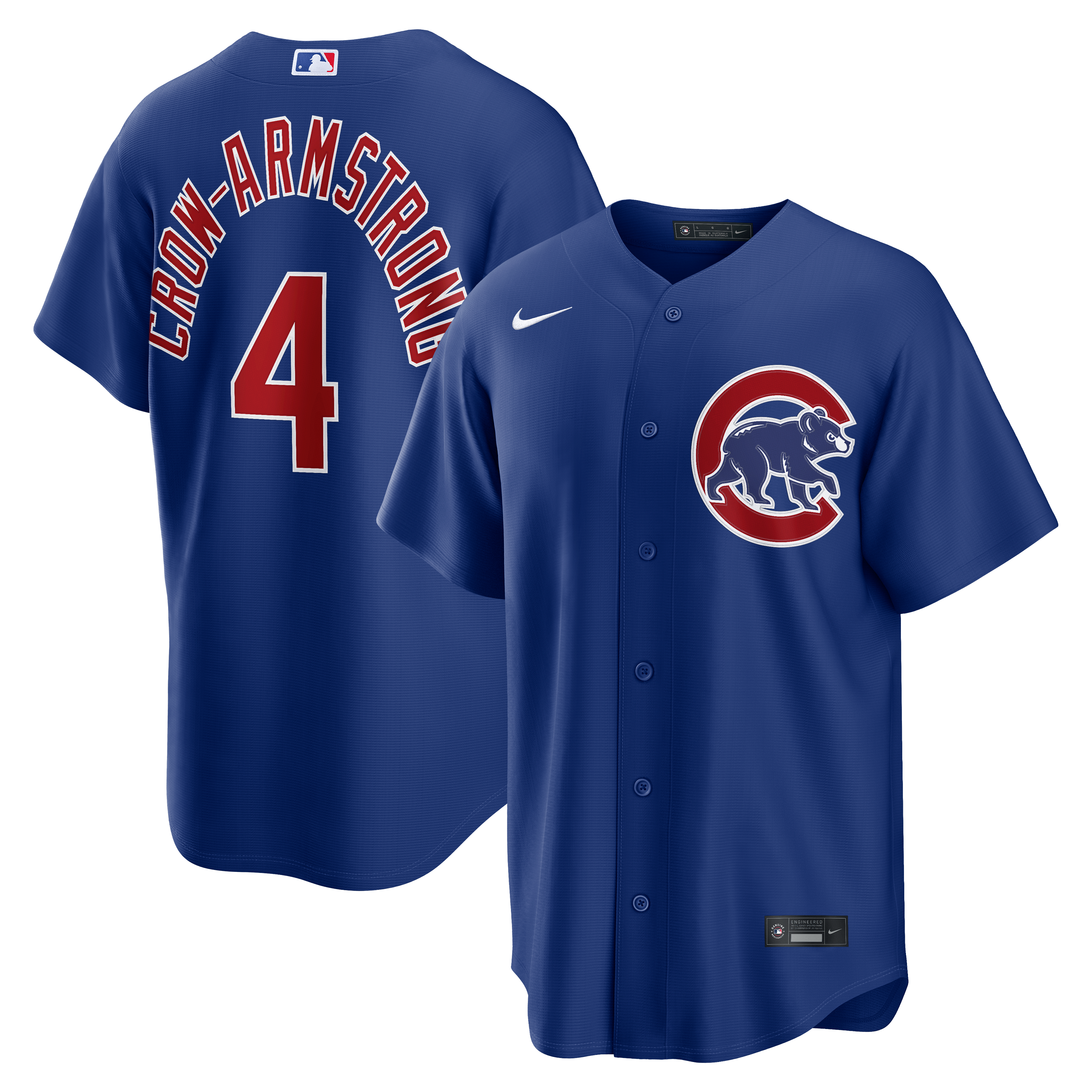 Men's Nike Pete Crow-Armstrong Royal Chicago Cubs Alternate Replica Jersey