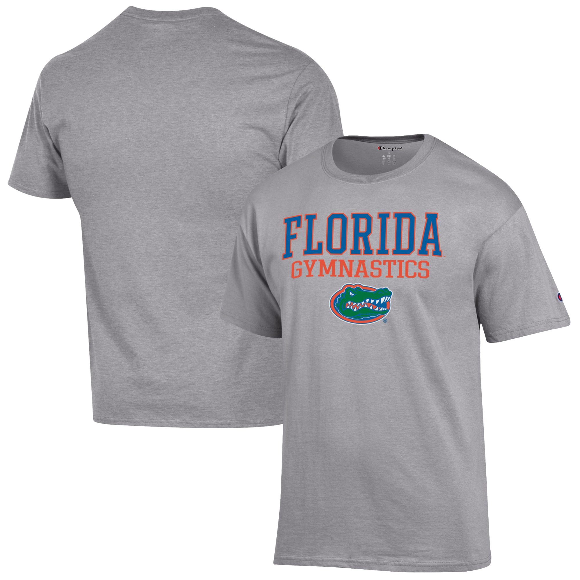 Men’s Champion Gray Florida Gators Gymnastics Stack T-Shirt Men’s Champion Gray Florida Gators Gymnastics Stack T-Shirt