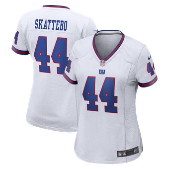 Women's Nike Cam Skattebo White New York Giants Alternate Vintage White Game Jersey