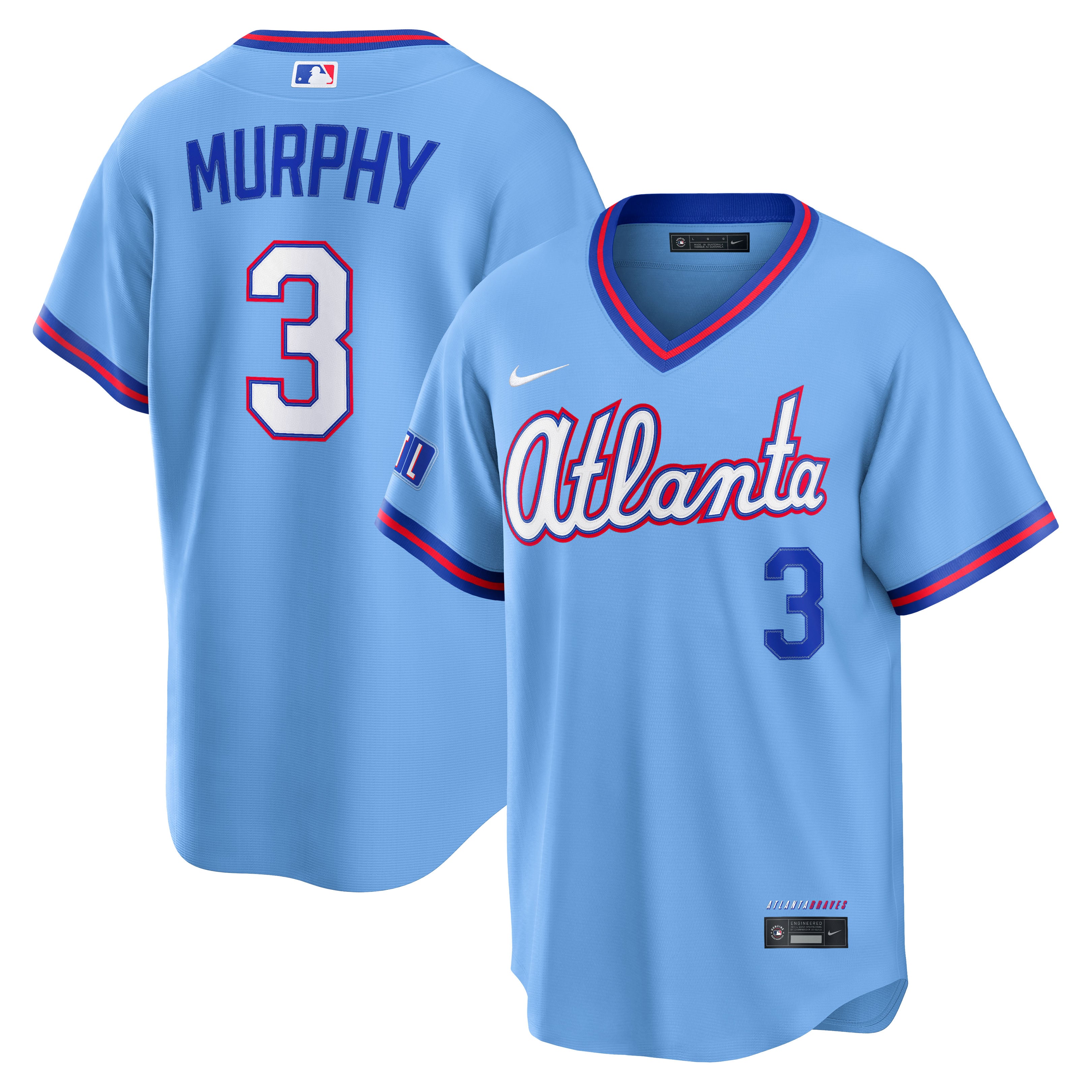 Men's Nike Dale Murphy Powder Blue Atlanta Braves 2026 City Connect Stadium Jersey