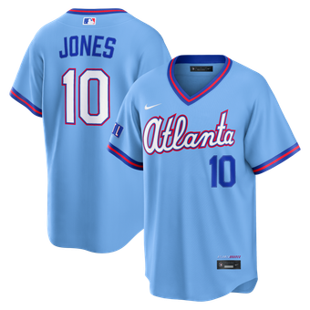 Men's Nike Chipper Jones Powder Blue Atlanta Braves 2026 City Connect Stadium Jersey