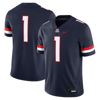 Men's Nike #1 Navy Arizona Wildcats Home Game Football Jersey