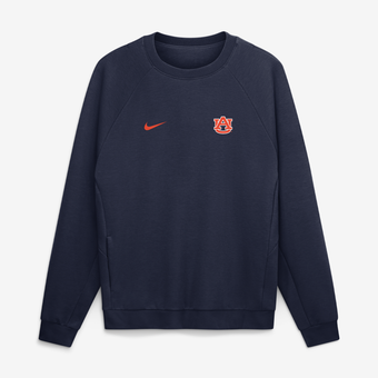 Men's Nike Navy Auburn Tigers Premium Performance Raglan Dri-FIT Sweatshirt