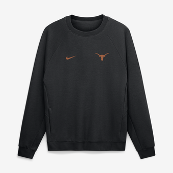 Men's Nike Black Texas Longhorns Premium Performance Raglan Dri-FIT Sweatshirt