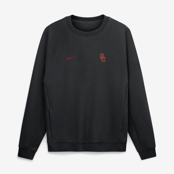 Men's Nike Black USC Trojans Premium Performance Raglan Dri-FIT Sweatshirt
