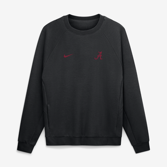 Men's Nike Black Alabama Crimson Tide Premium Performance Raglan Dri-FIT Sweatshirt