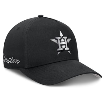 Men's Nike Black Houston Astros Rise Dri-FIT A-Frame Adjustable Hat