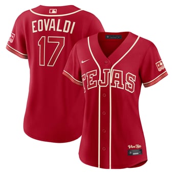 Women's Nike Nathan Eovaldi Red Texas Rangers 2026 City Connect Stadium Jersey