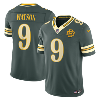 Men's Nike Christian Watson Green Green Bay Packers 2026 Rivalries Collection Stitched Limited Jersey
