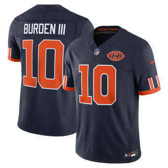 Men's Nike Luther Burden III Navy Chicago Bears 2026 Rivalries Collection Stitched Limited Jersey