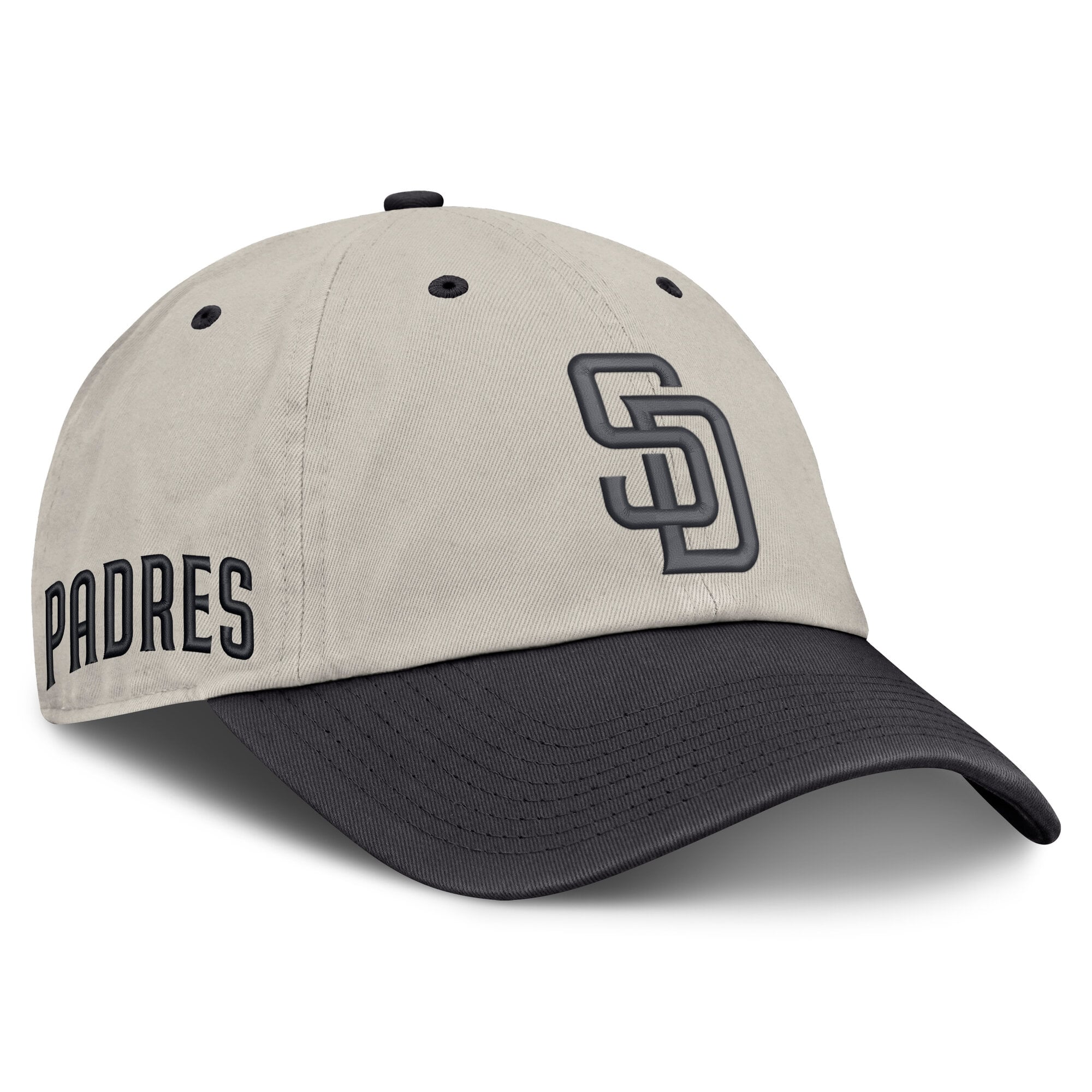 Men's Fanatics Beige/Charcoal San Diego Padres Frame Adjustable Hat