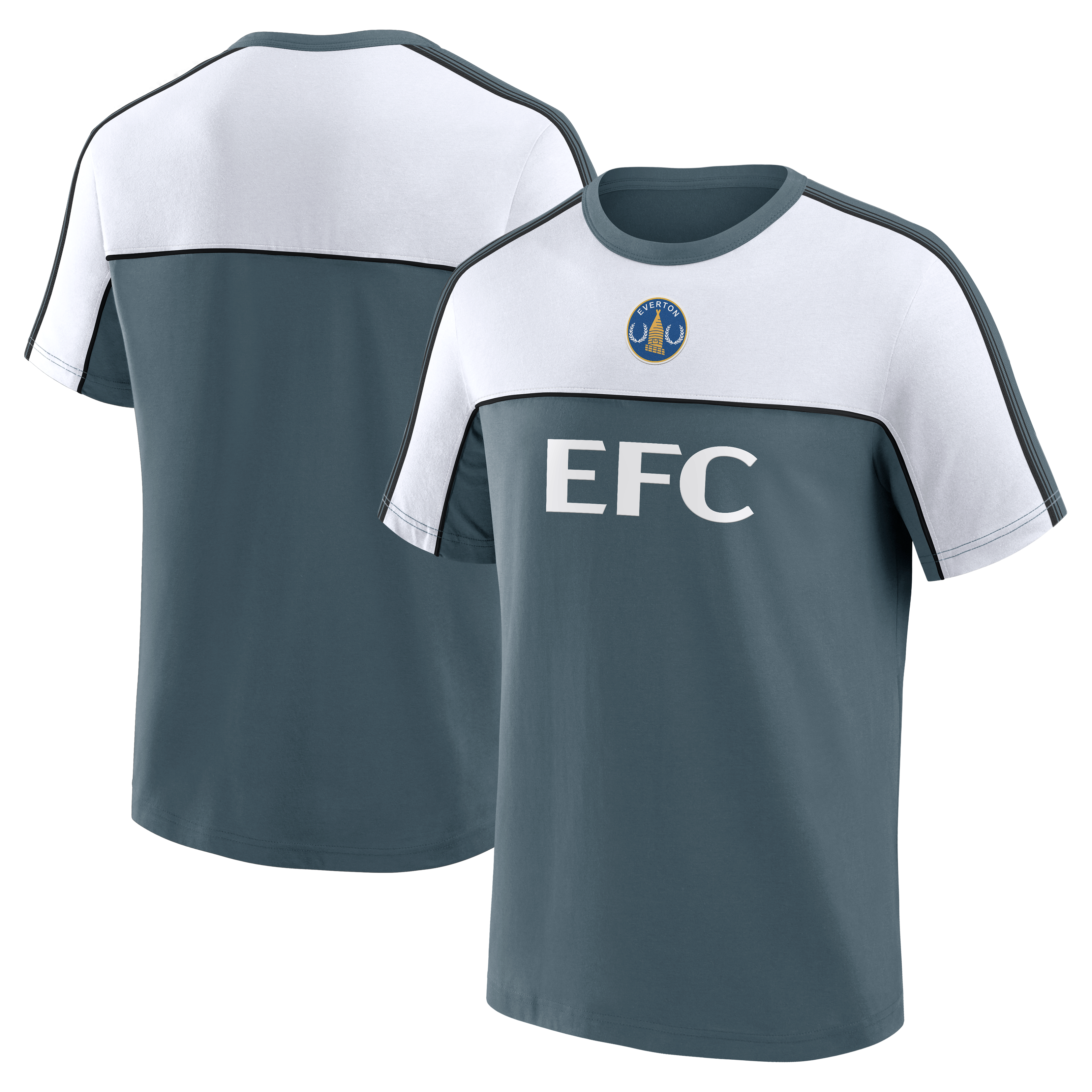 Men's Fanatics Gray Everton Retro Suede Lockup T-Shirt