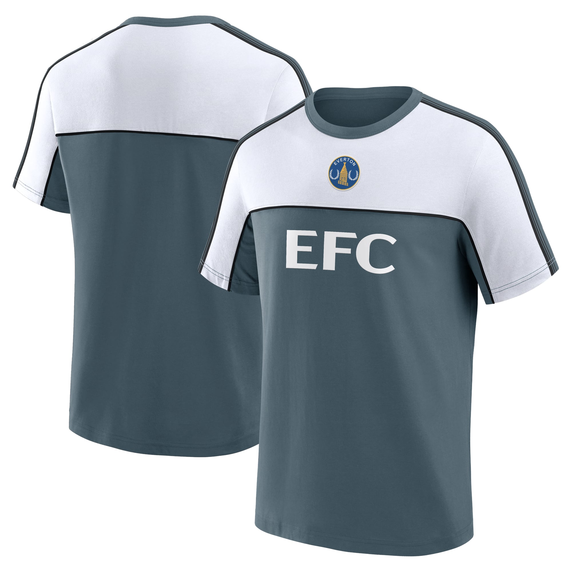 Men's Fanatics Gray Everton Retro Suede Lockup T-Shirt