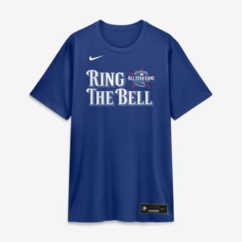 Men's Nike Royal 2026 MLB All-Star Game Authentic Collection Ring The Bell Tri-Blend Dri-FIT T-Shirt
