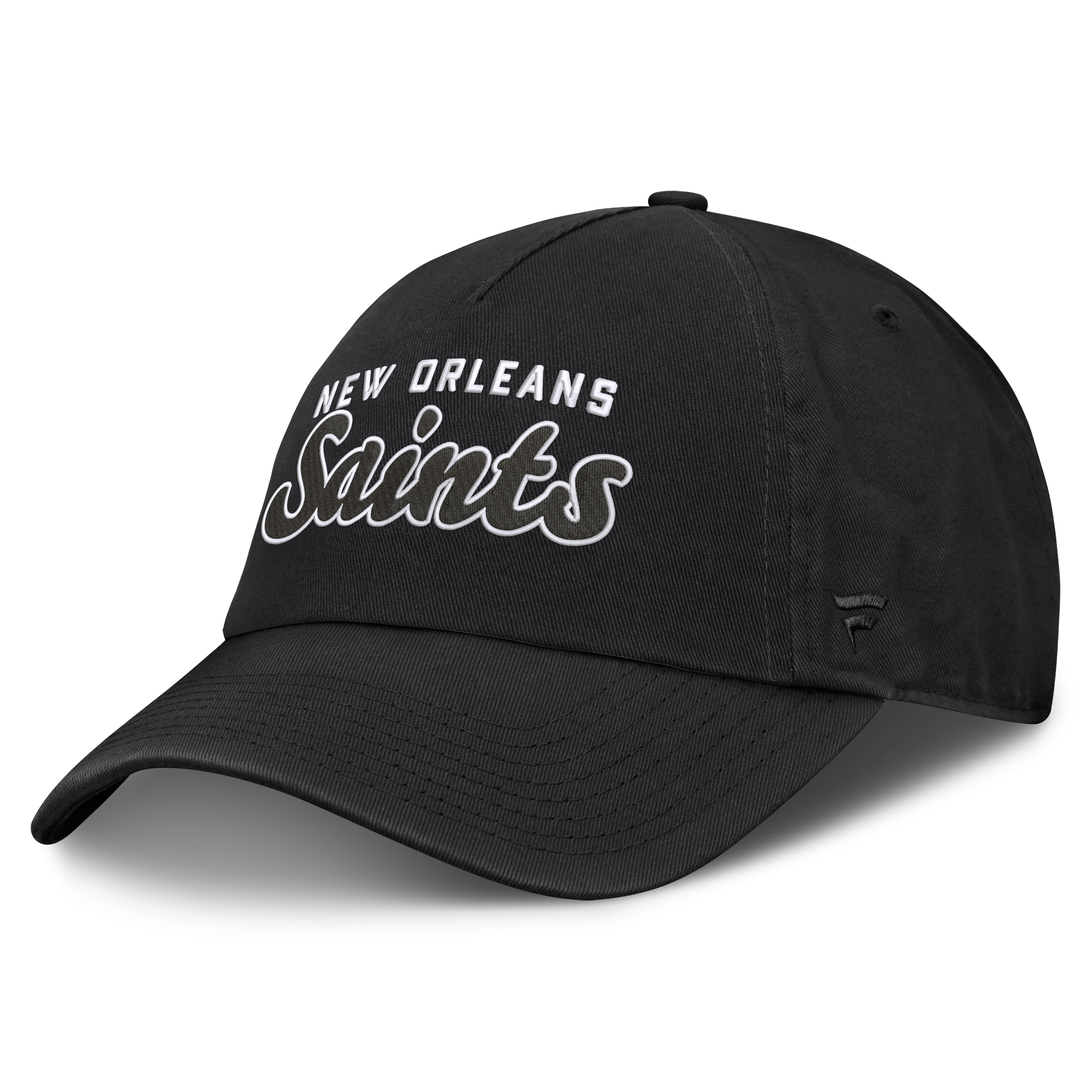 Women's Fanatics Black New Orleans Saints Hike Adjustable Hat