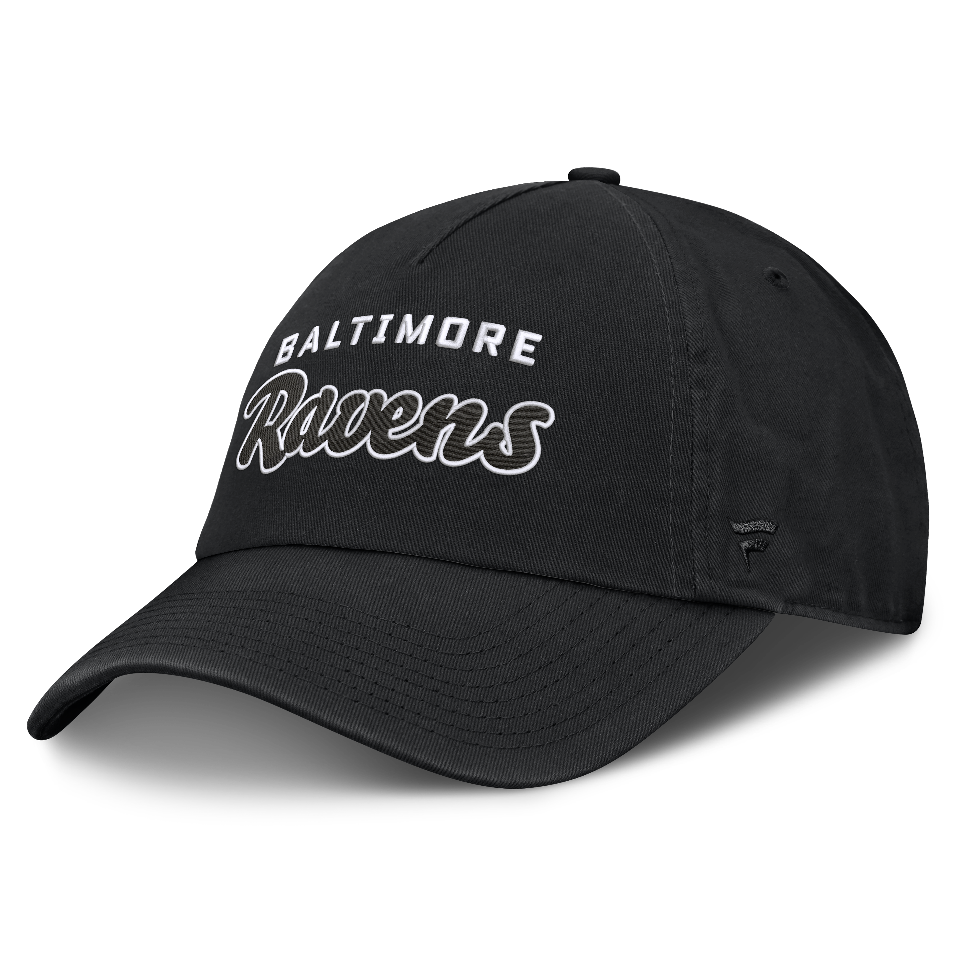 Women's Fanatics Black Baltimore Ravens Hike Adjustable Hat