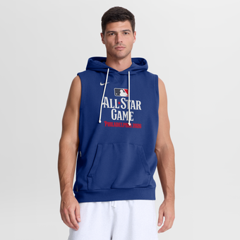 Men's Nike Royal 2026 MLB All-Star Game Authentic Collection Standard Issue Dri-FIT Sleeveless Hoodie