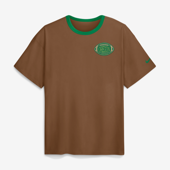 Men's Nike Brown Oregon Ducks Academic Patch Max90 T-Shirt