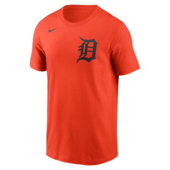 Men's Nike  Orange Detroit Tigers Wordmark T-Shirt