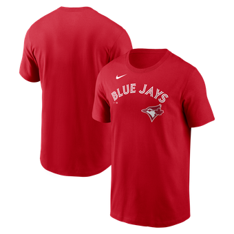 Men's Nike  Red Toronto Blue Jays Wordmark T-Shirt