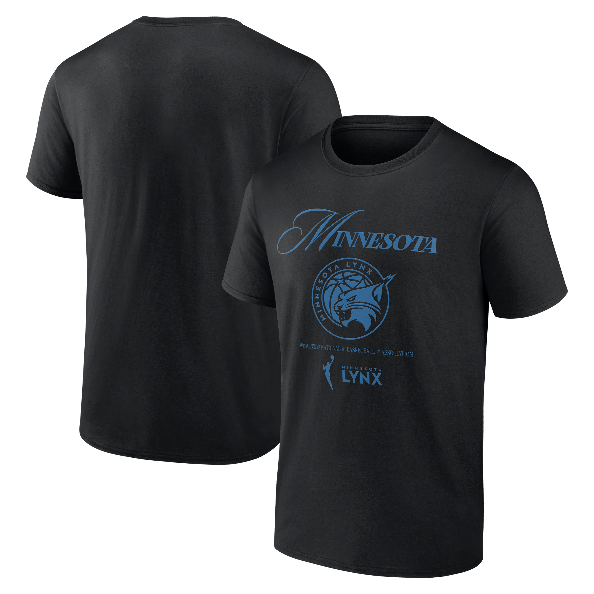 Unisex Logo Athletic Black Minnesota Lynx In Motion T-Shirt