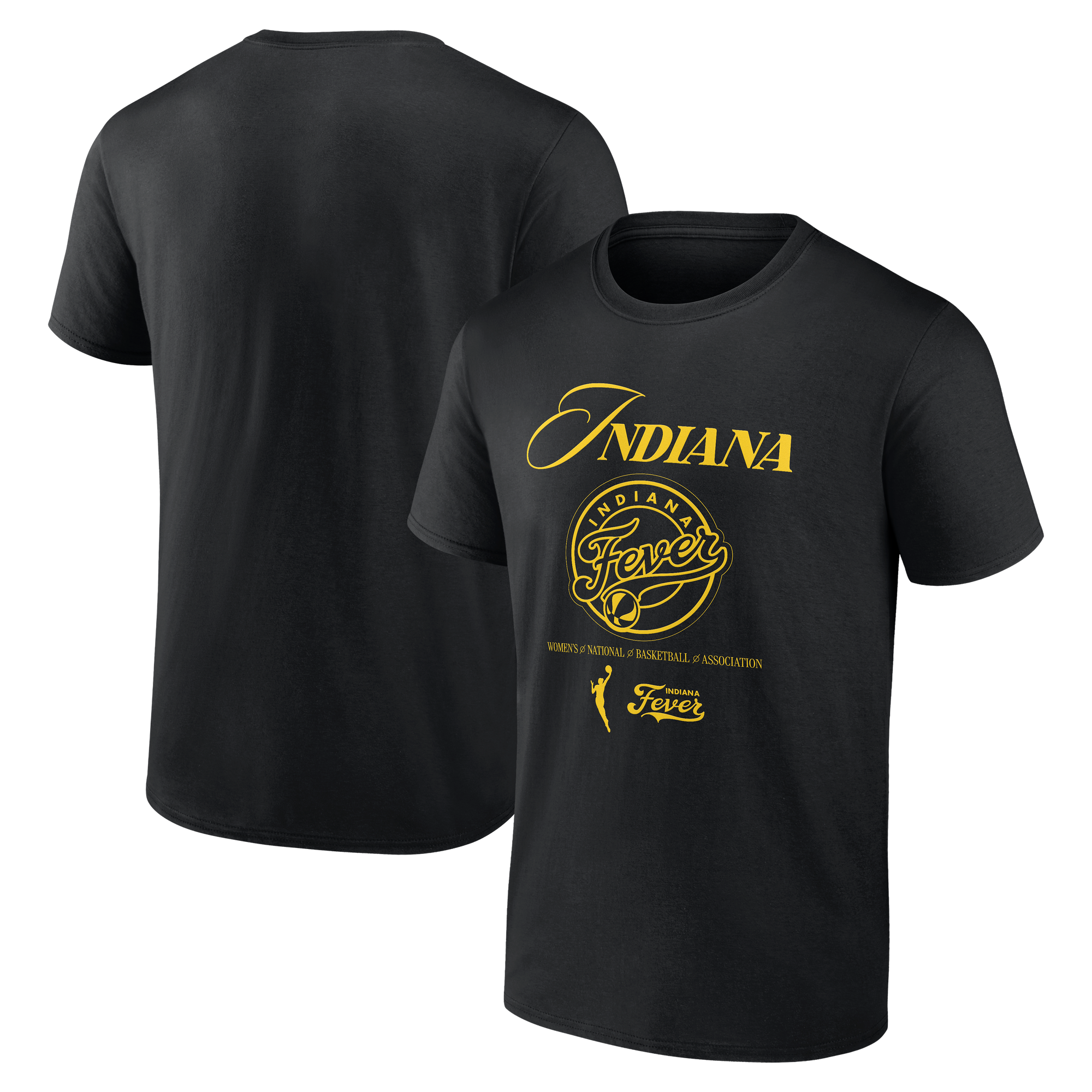 Unisex Logo Athletic Black Indiana Fever In Motion T-Shirt