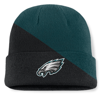 Men's Fanatics Midnight Green/Black Philadelphia Eagles Tilt Cuffed Knit Hat