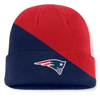 Men's Fanatics Red/Navy New England Patriots Tilt Cuffed Knit Hat