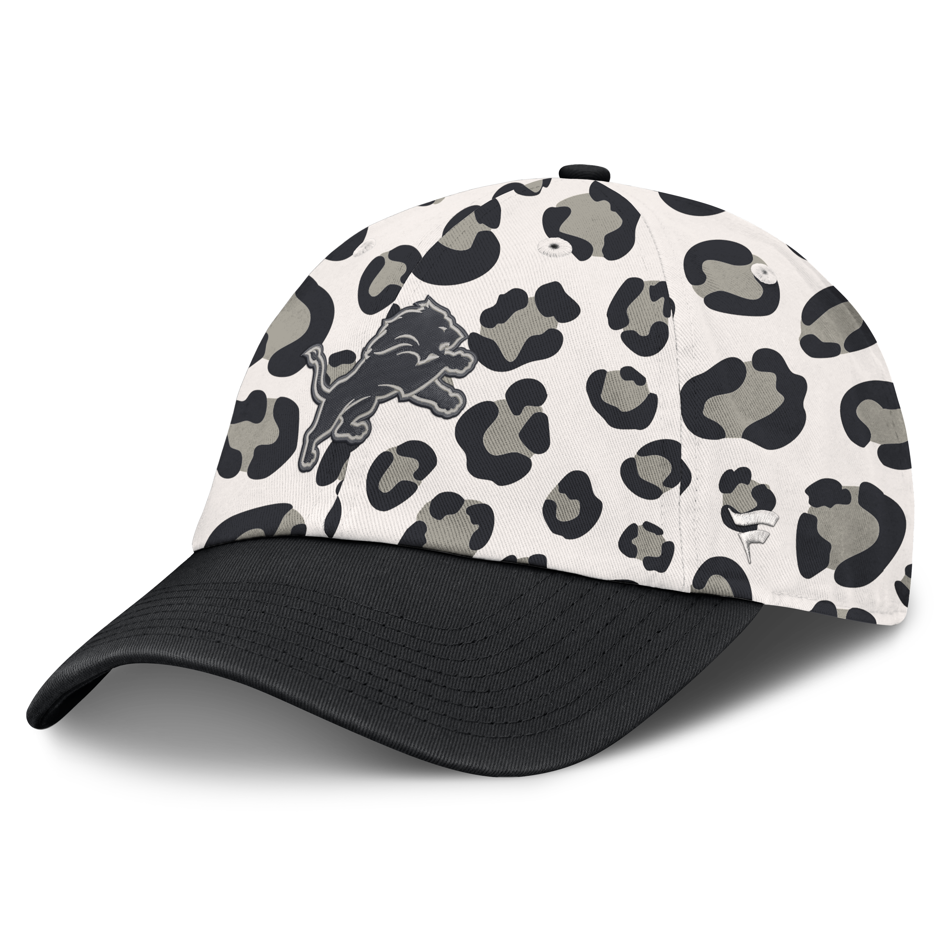 Women's Fanatics Cream/Gray Detroit Lions Echo Adjustable Hat