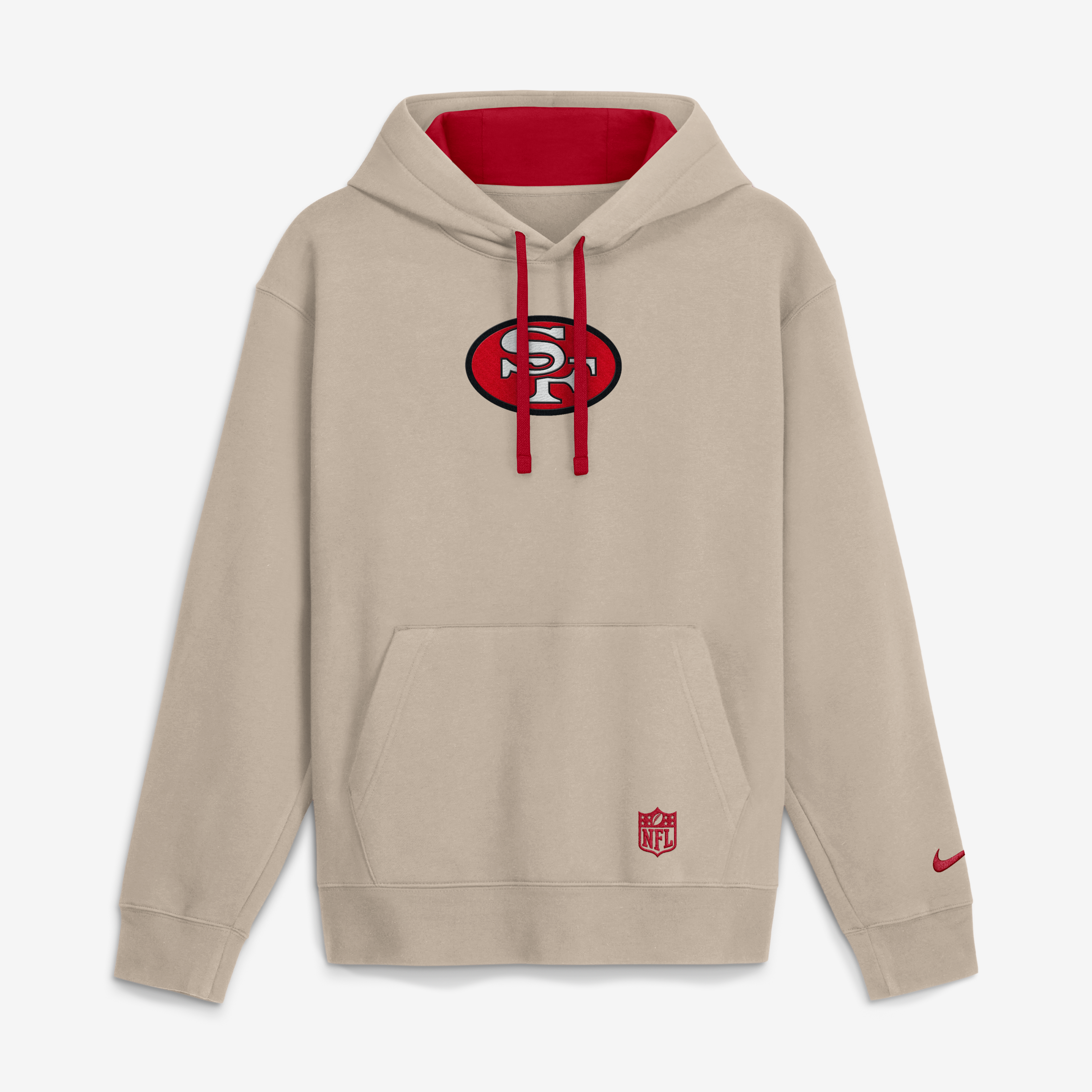 Men's Nike Sand San Francisco 49ers Rewind Club Hoodie