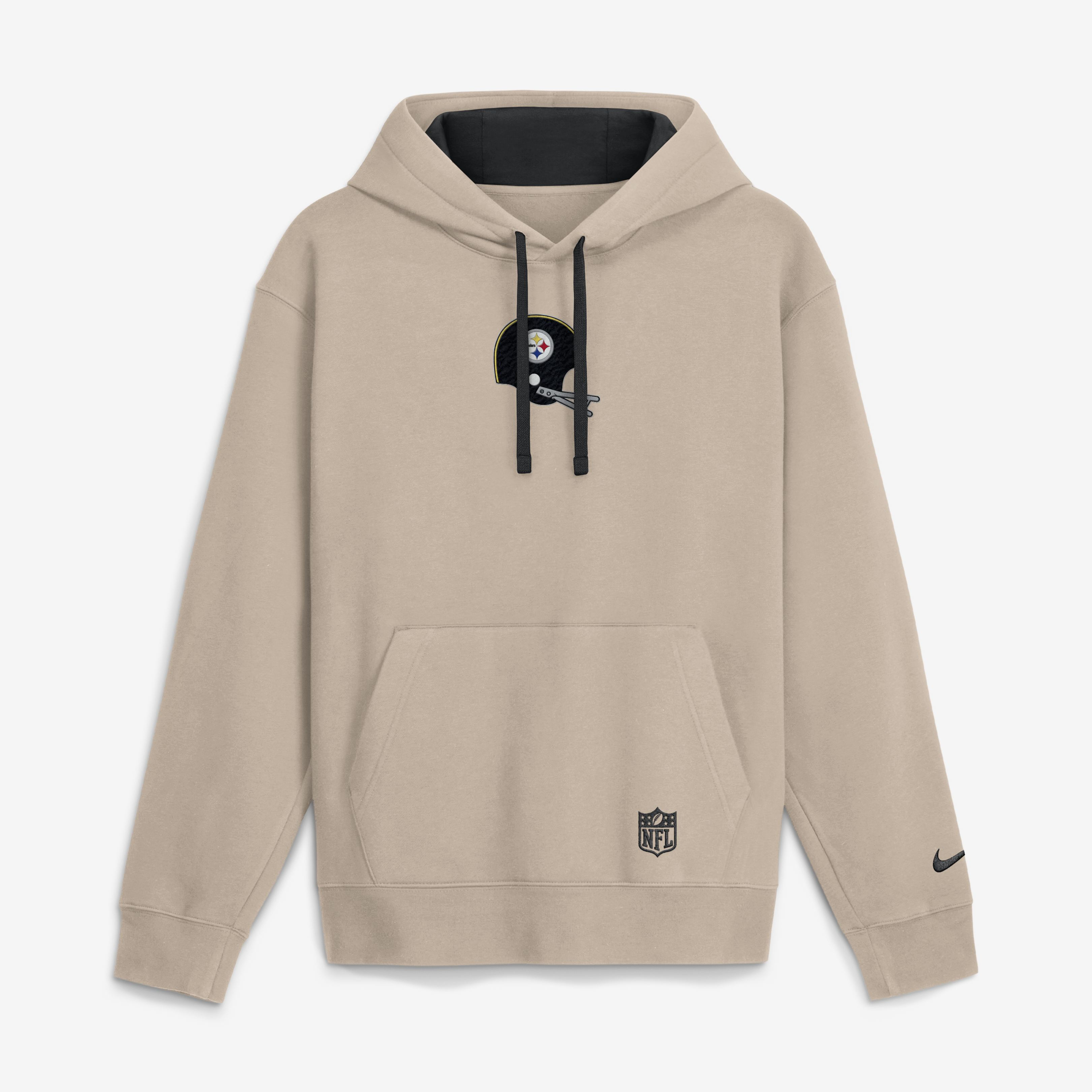 Men's Nike Sand Pittsburgh Steelers Rewind Club Hoodie