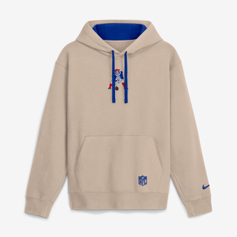 Men's Nike Sand New England Patriots Rewind Club Hoodie