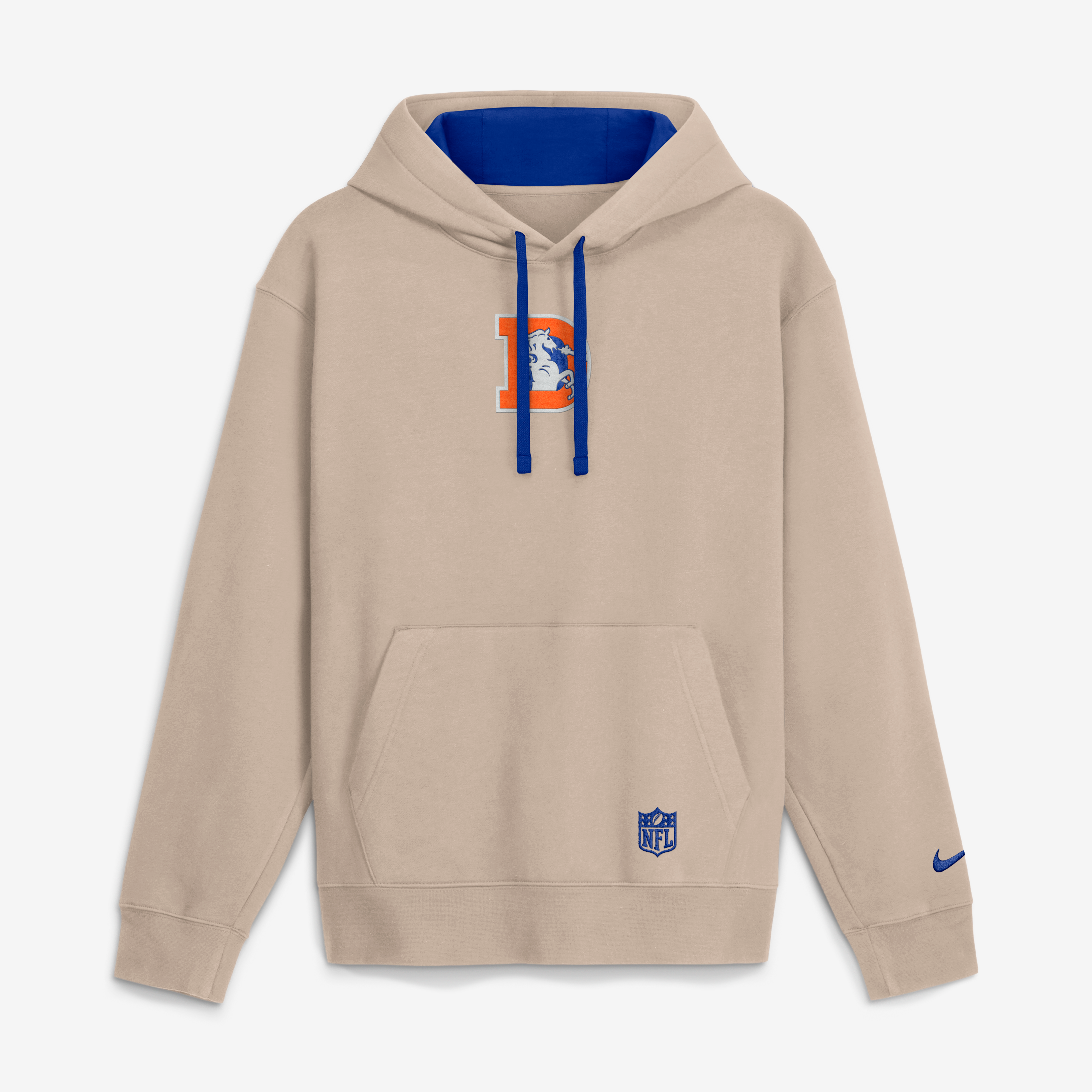 Men’s Nike Sand Denver Broncos Rewind Club Hoodie